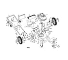 Craftsman 917378452 handle/engine/housing diagram