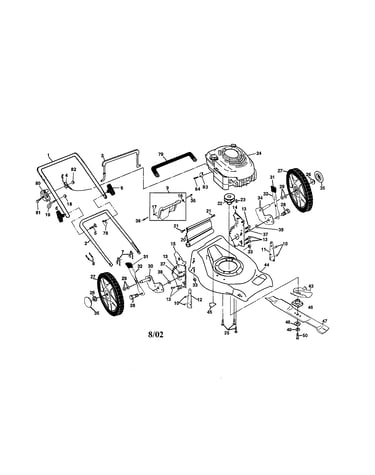 Handle/engine/housing