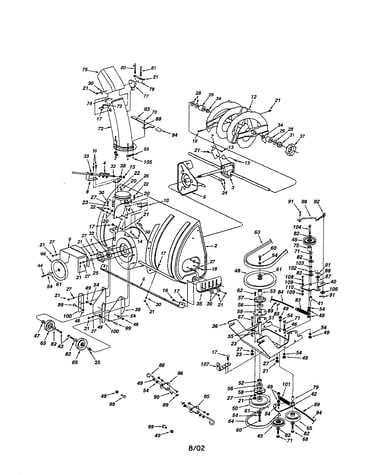 Housing/gear/chain