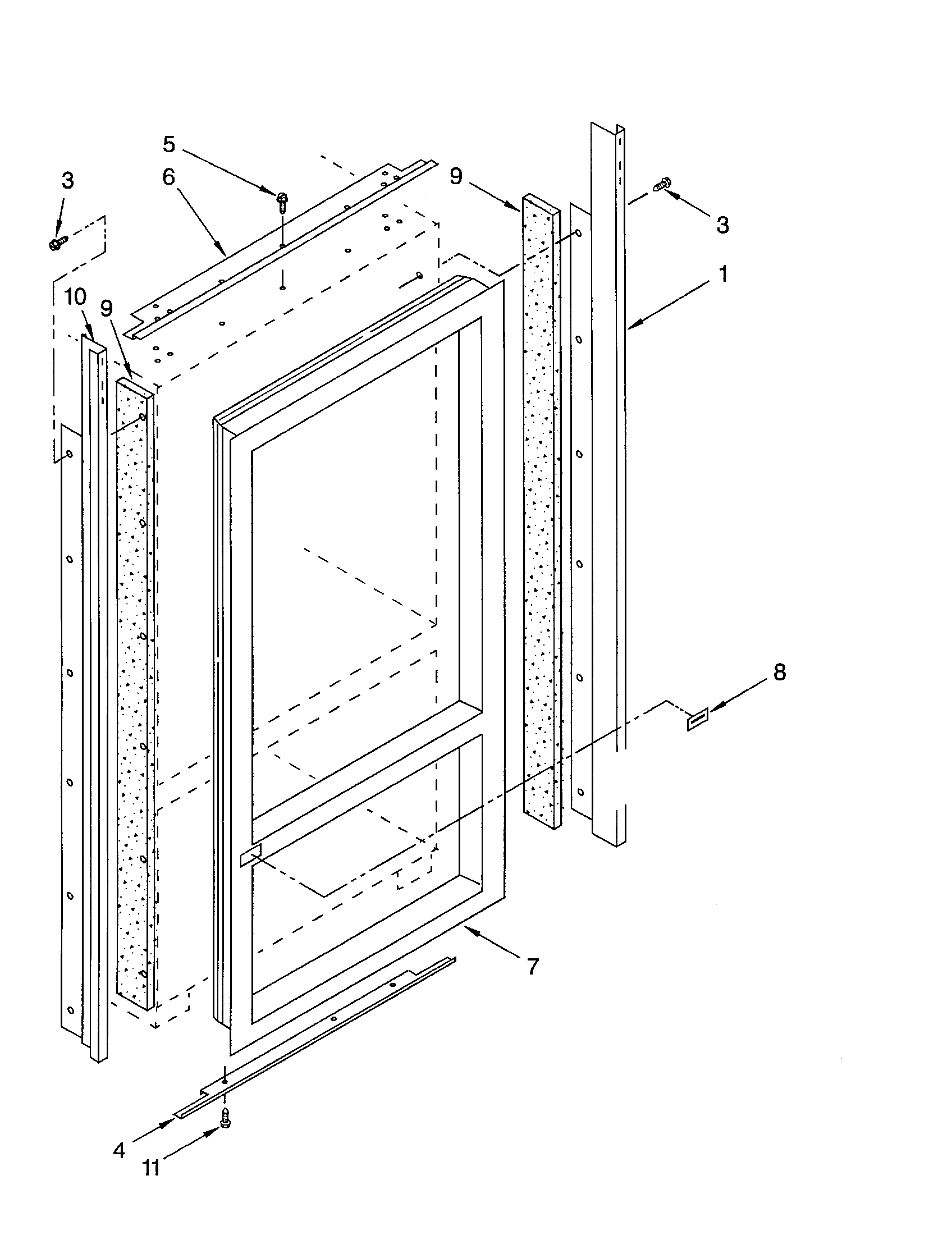 Cabinet and breaker trim