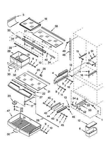 Refrigerator shelf