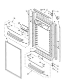 Refrigerator door