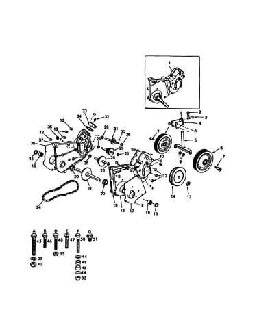 Transmission/gauge wheels