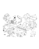 Frame/console/seat/wheel axle