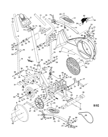 Frame/console/wheel