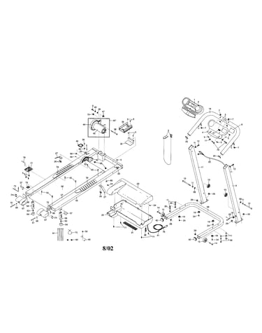 Console/motor/handrails