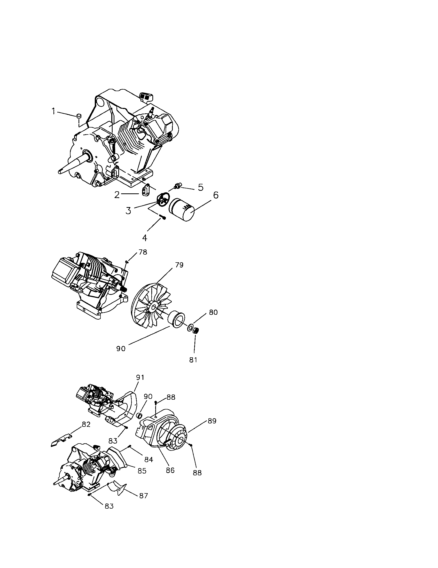 Ehc00952 blower housing/recoil