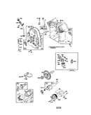 Cylinder/gear cam/crankshaft