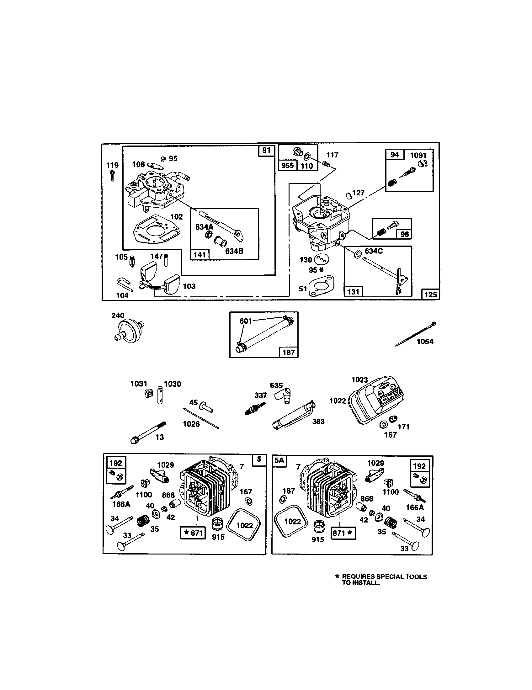 Upper body/head, cylinder