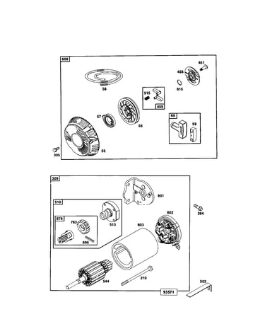 Starter-rewind/motor-starter