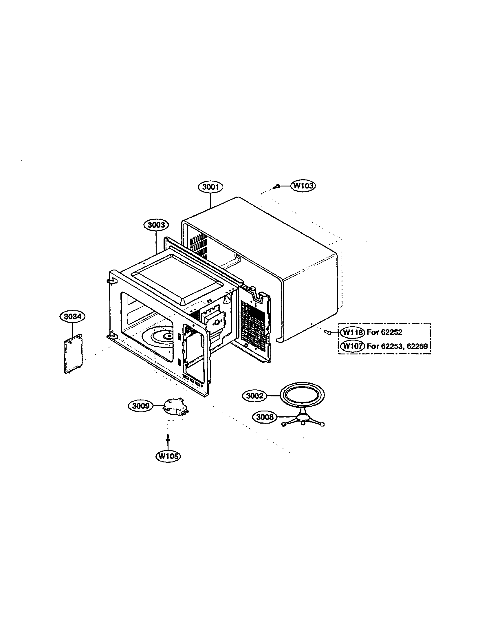 Oven cavity