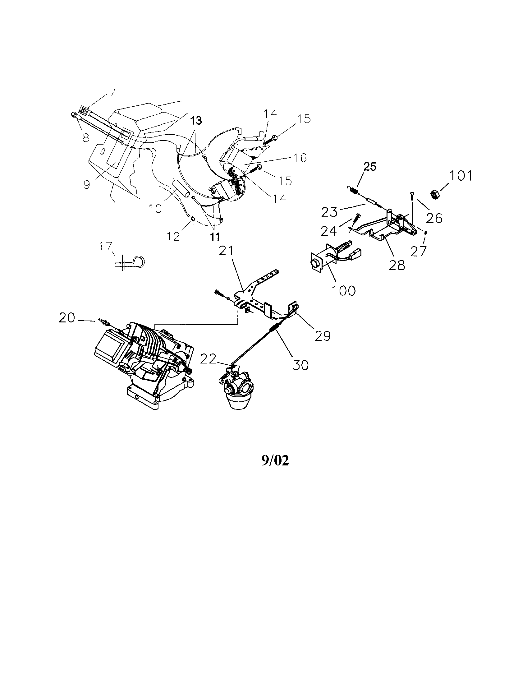 SWITCH/L.E.D. ASSEMBLY