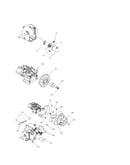 Recoil starter and flywheel