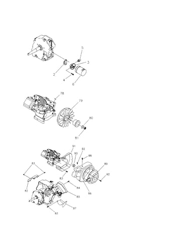 Recoil starter and flywheel