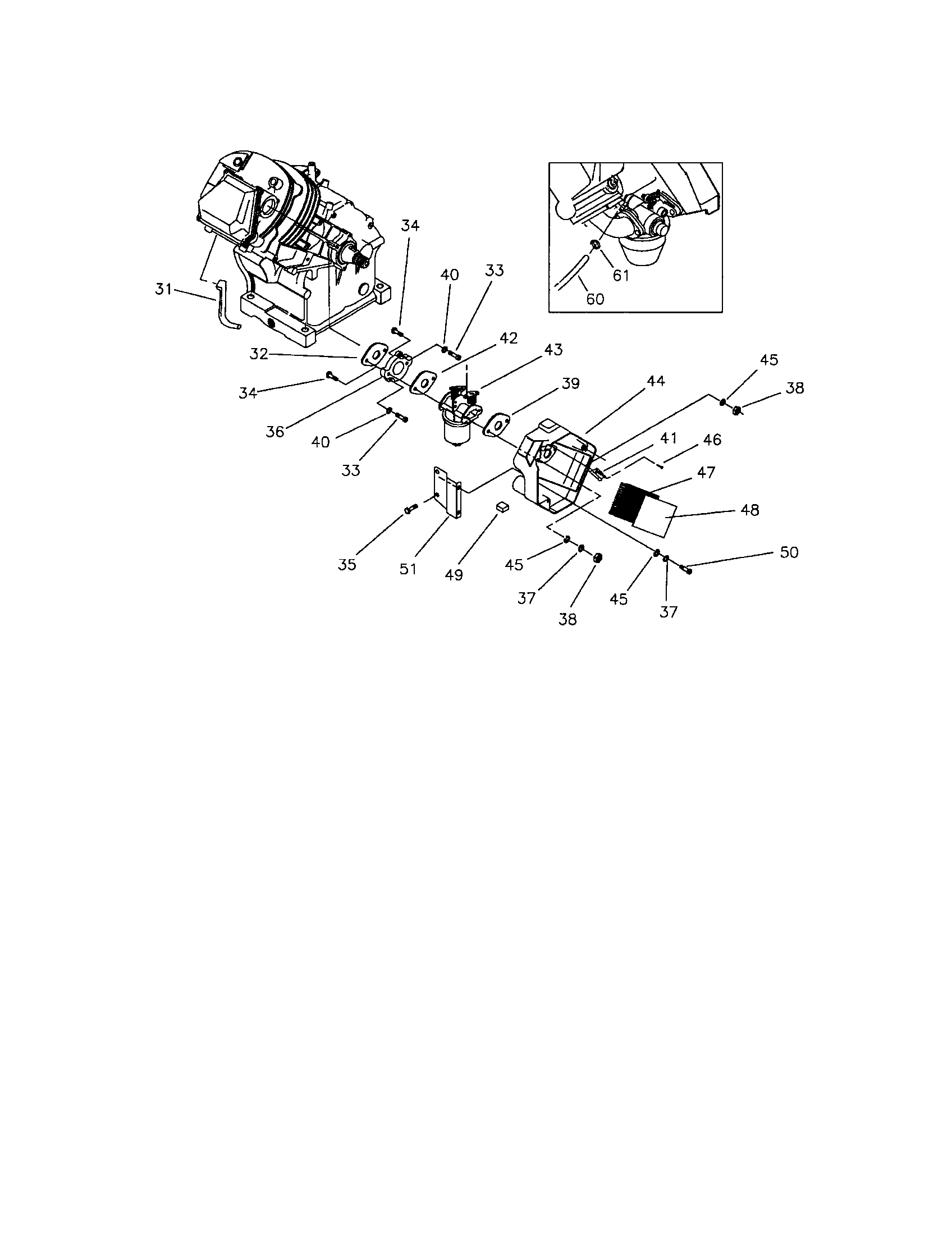 Carburetor and air cleaner