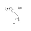Craftsman 358795100 upper-lower shaft/handle diagram