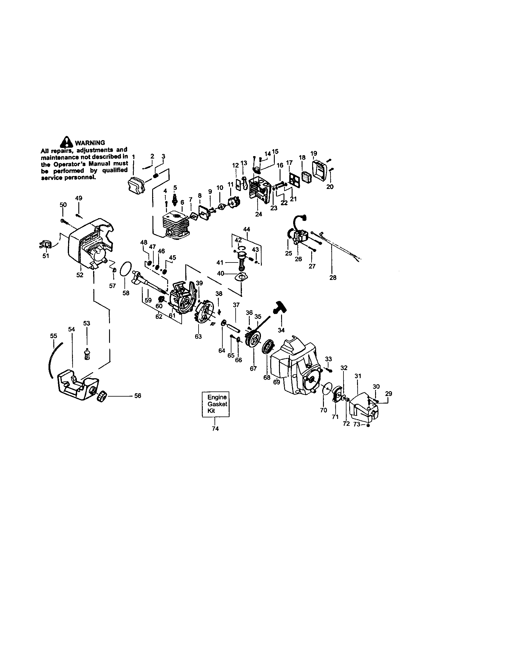 Crankshaft/crankcase