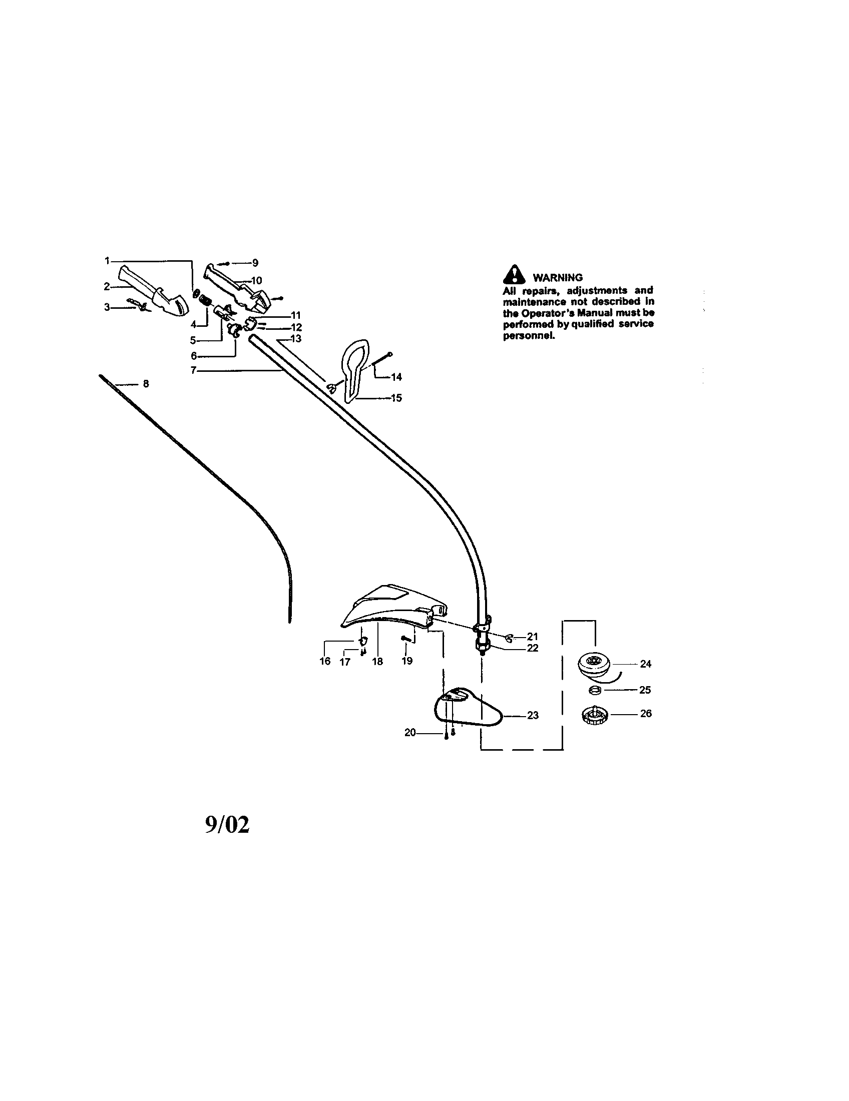 Driveshaft/throttle housing