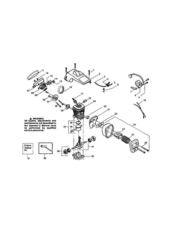 Cylinder/muffler