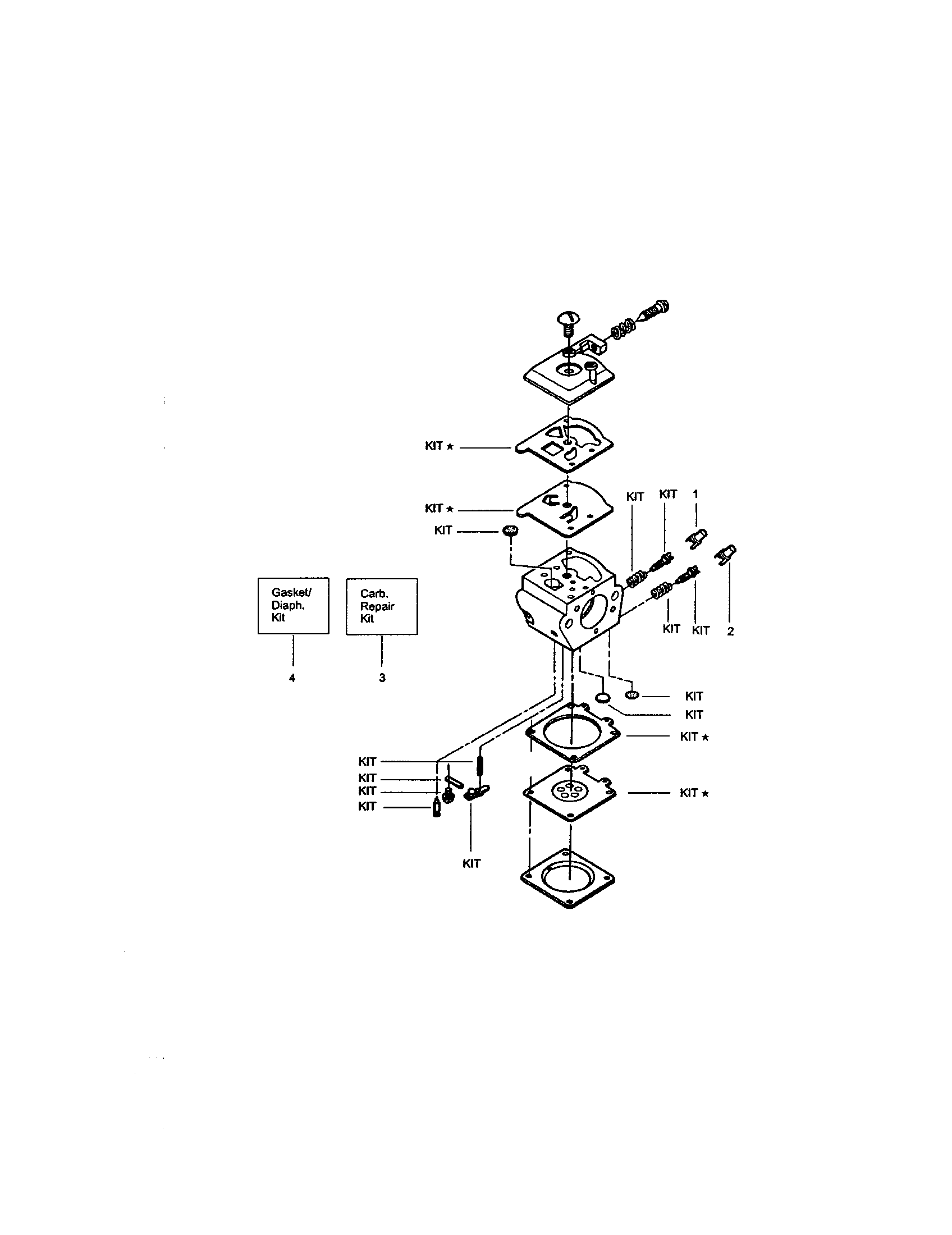 CARBURETOR #530071410 WT-600