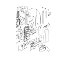 Kenmore 11631079105 dust compartment and motor diagram
