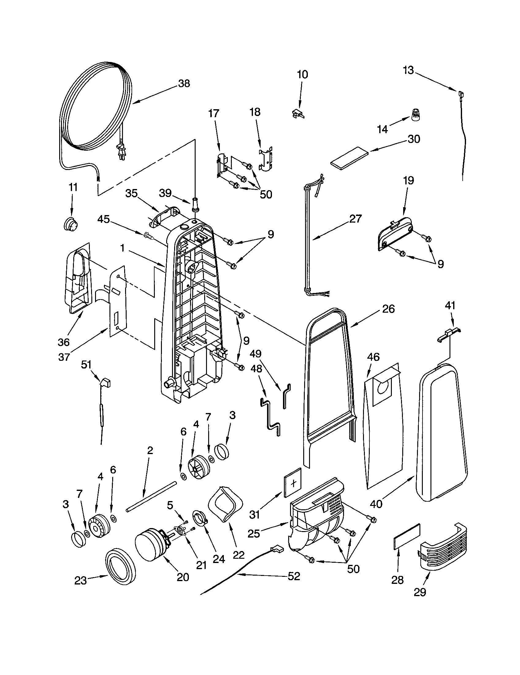 Dust compartment