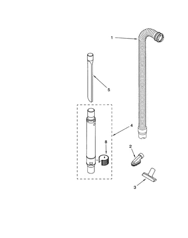 Hose and attachment