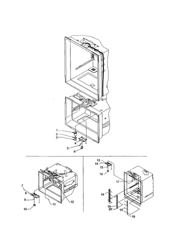 Light switches/drain funnel