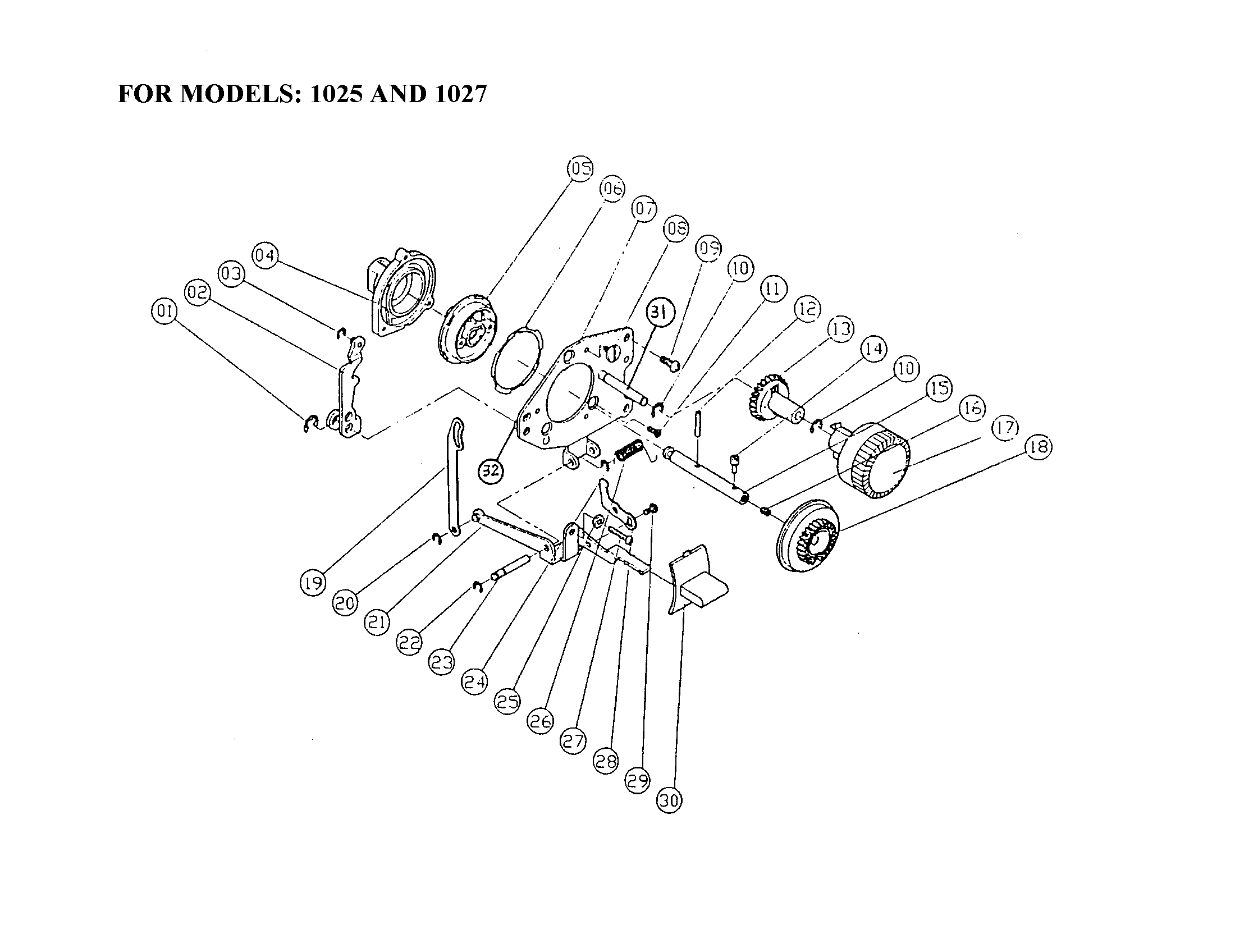 Stitch length adjustment-1025/1027