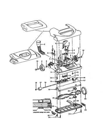 Standard hood/main body