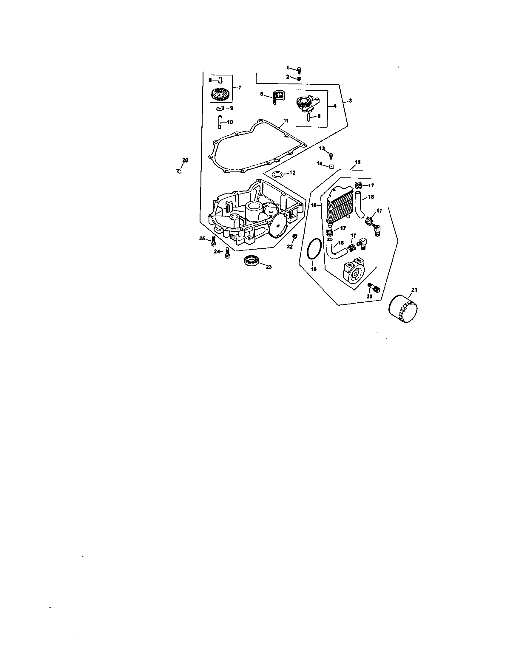 Oil pan/lubrication
