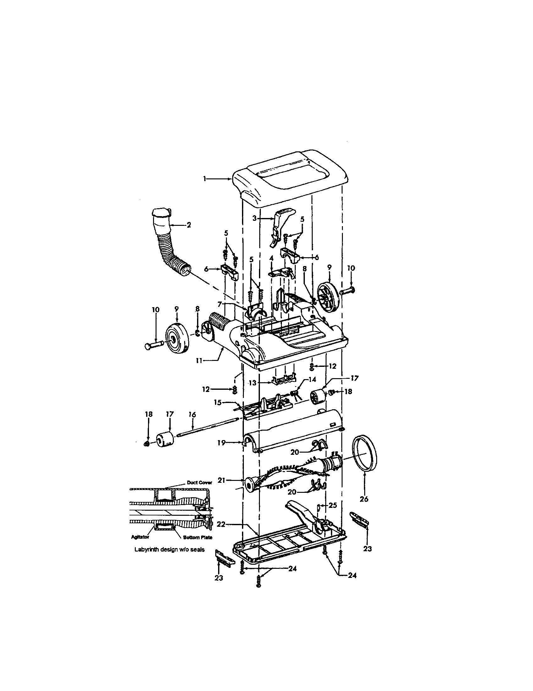 Hood/main body