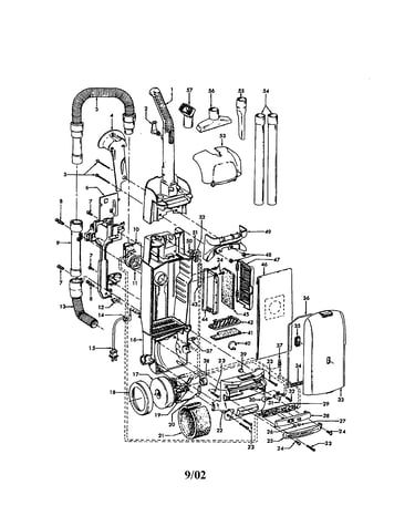 Handle/hose/motor