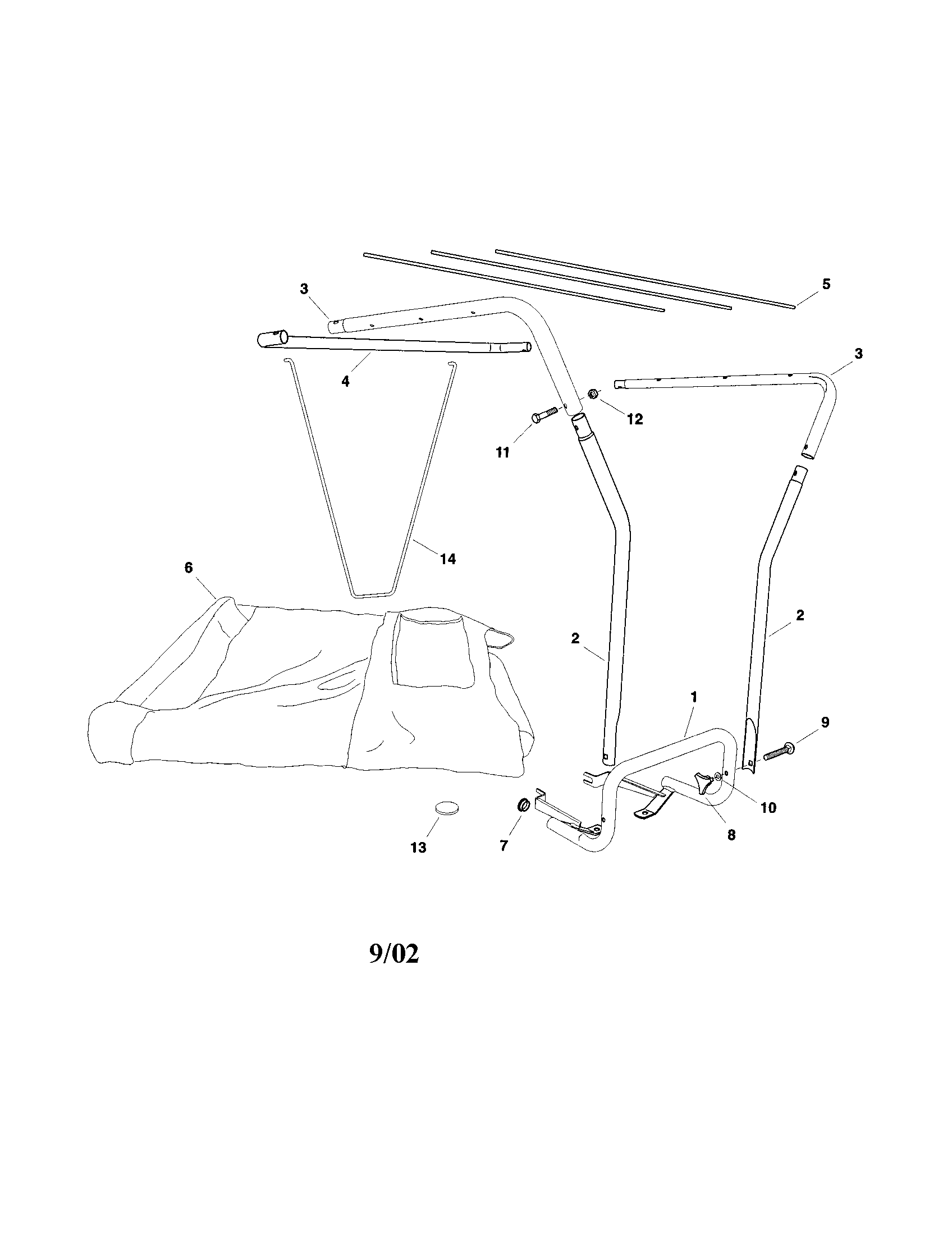 Base/vinyl canopy/u-tube