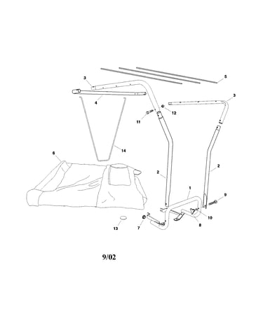 Base/vinyl canopy/u-tube