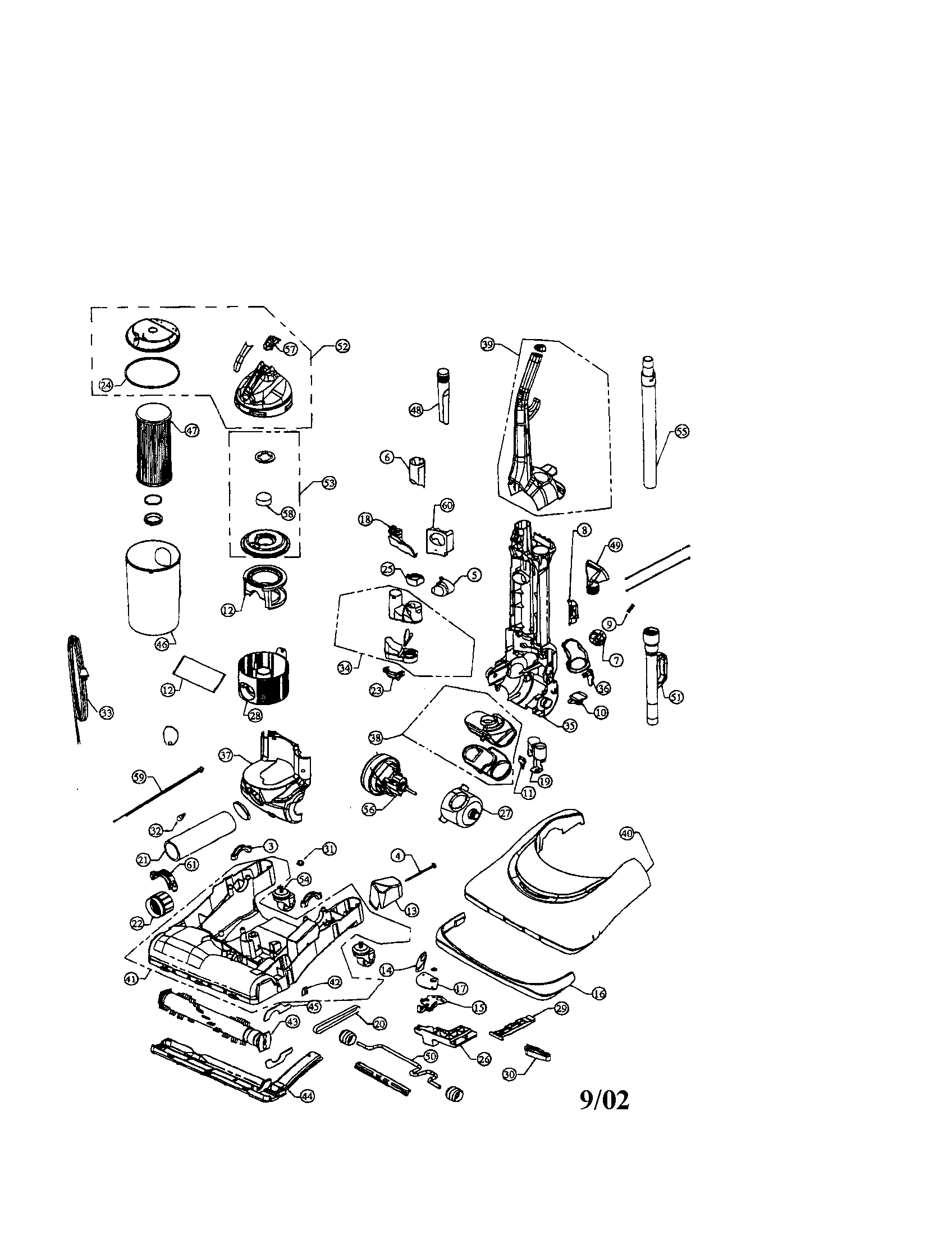 Motor/motor cover/handle
