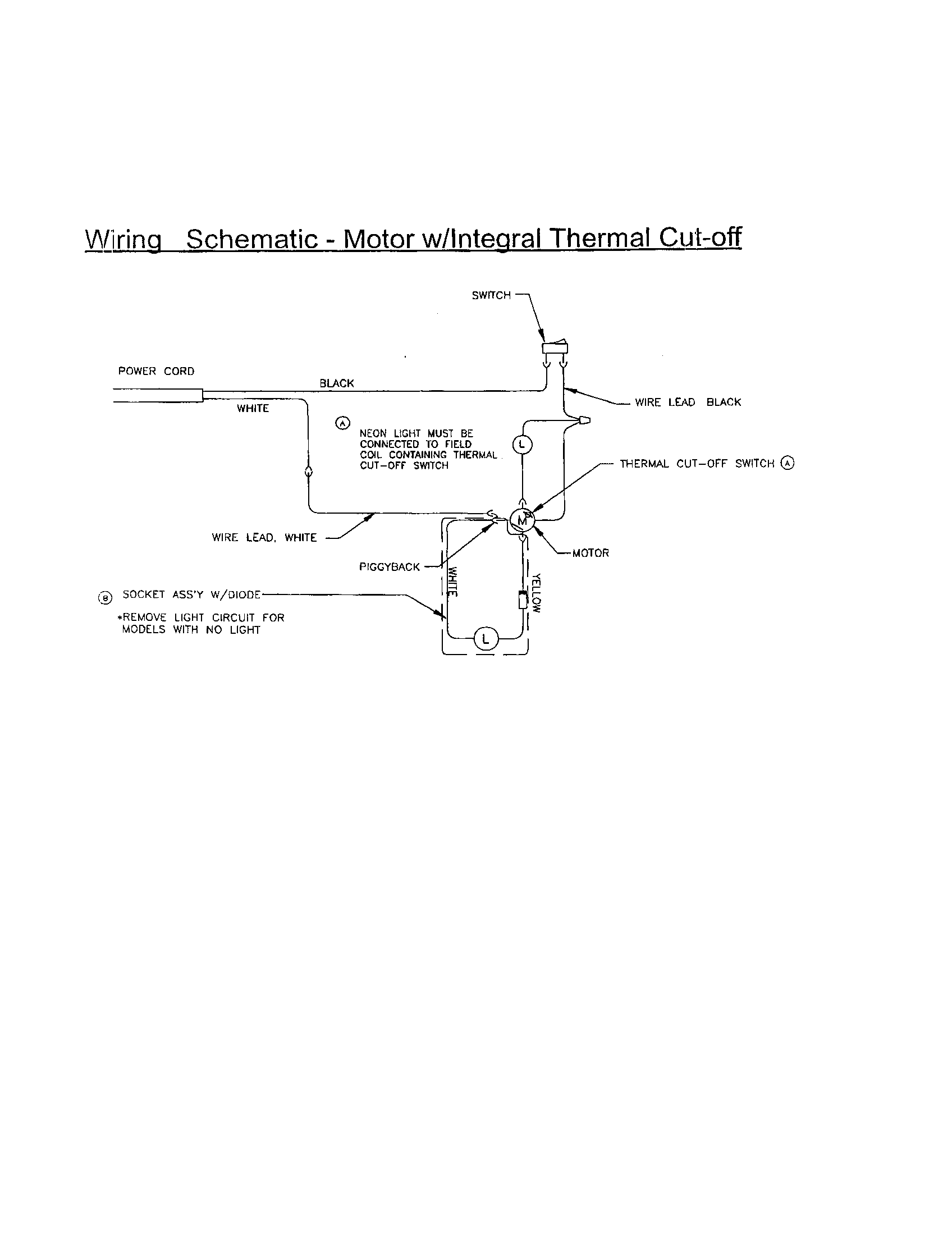 Wiring schematic