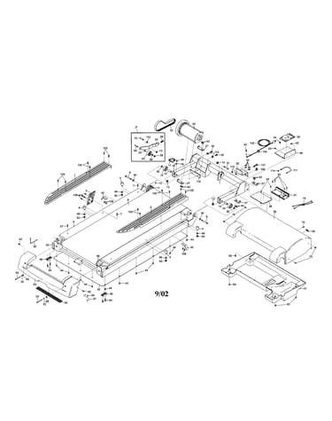 Motor and walking belt