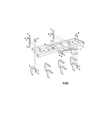 Cultivator frame