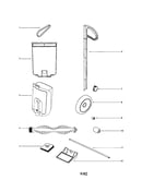 Dustcup/belt/wheels/handle
