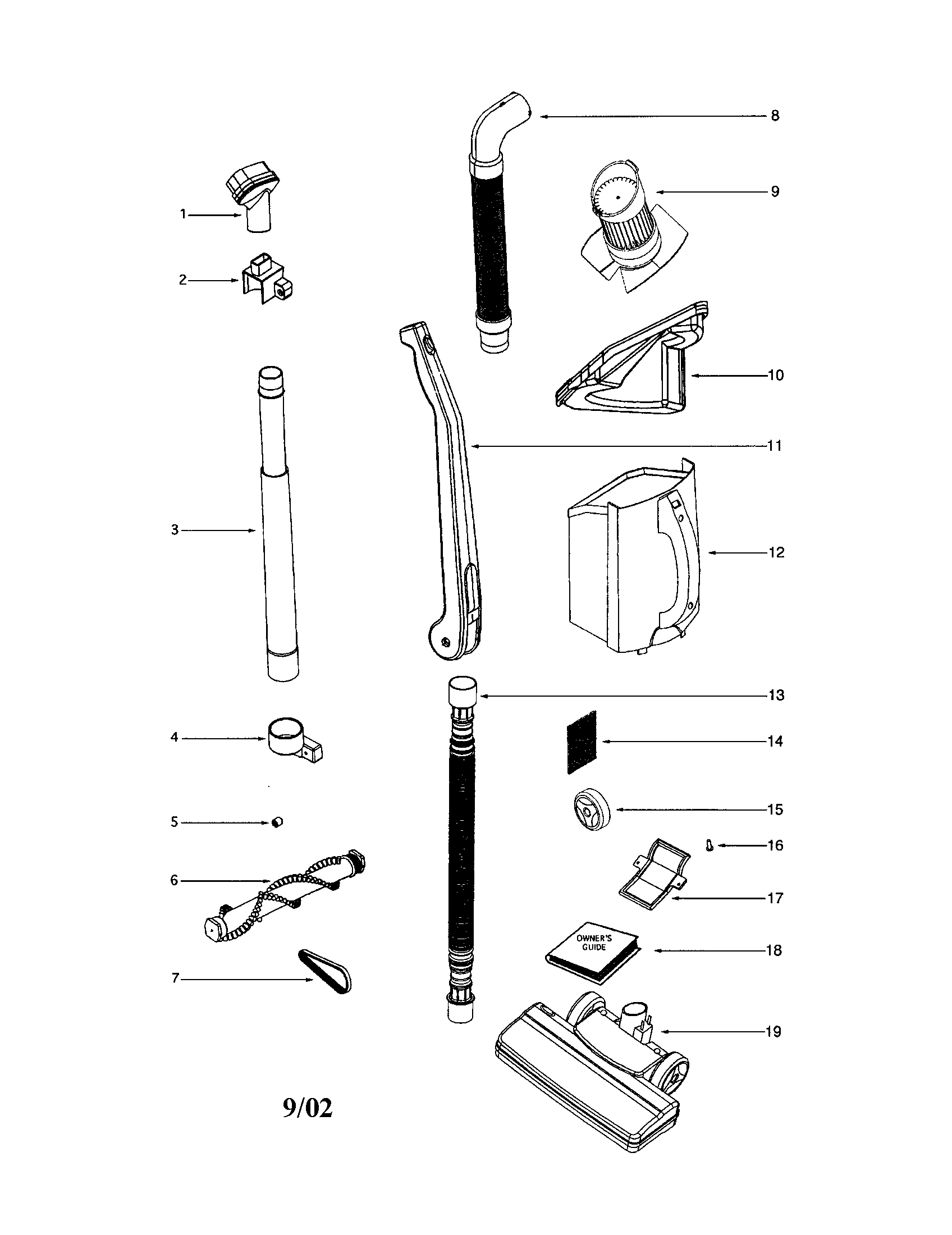 HOSE/HANDLE/NOZZLE/BELT