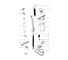 Eureka 410BT hose/handle/nozzle/belt diagram