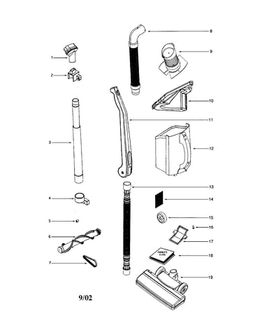 Hose/handle/nozzle/belt