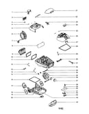Upper shell/motor/cord reel