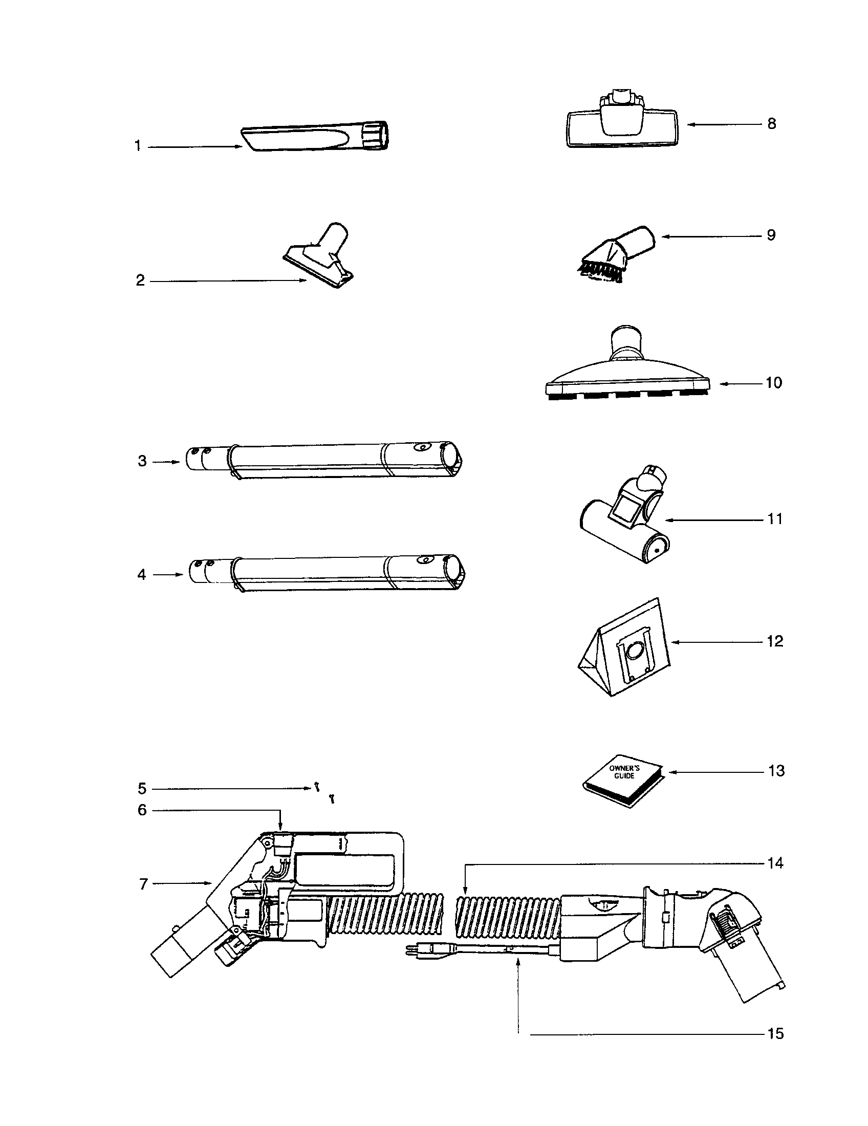 HOSE AND ATTACHMENTS