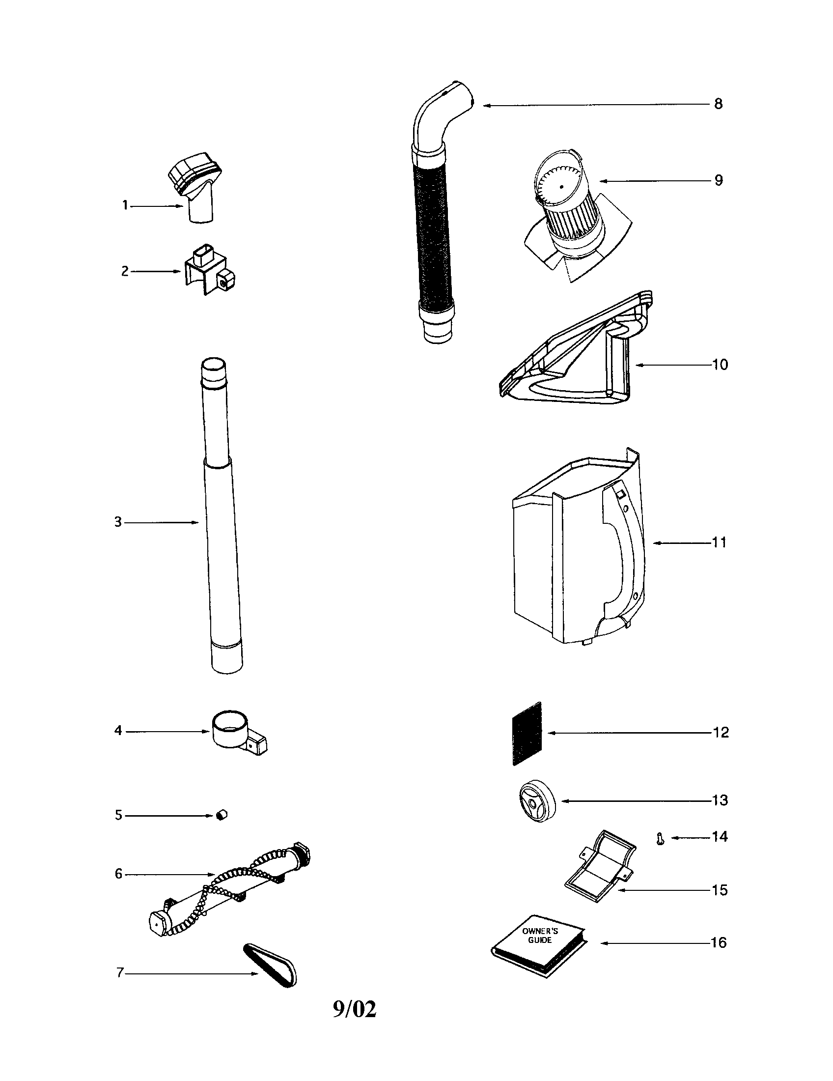 Hose/belt/brush