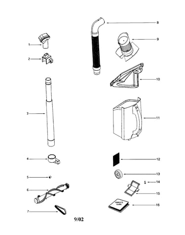 Hose/belt/brush