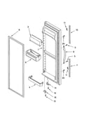 Refrigerator door