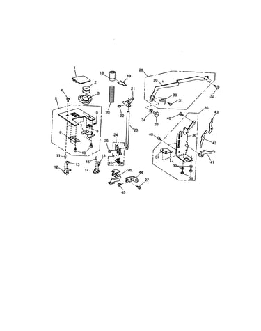 Hook cover plate/bobbin