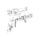 Timing belt/upper shaft unit